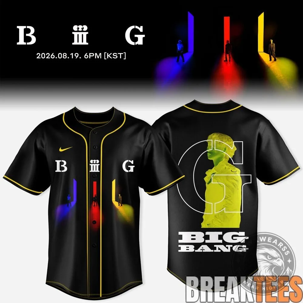 Big Bang 20th Anniversary K-Pop Music Band Baseball Jersey 9 Big Bang 20th Anniversary K-Pop Music Band Baseball Jersey