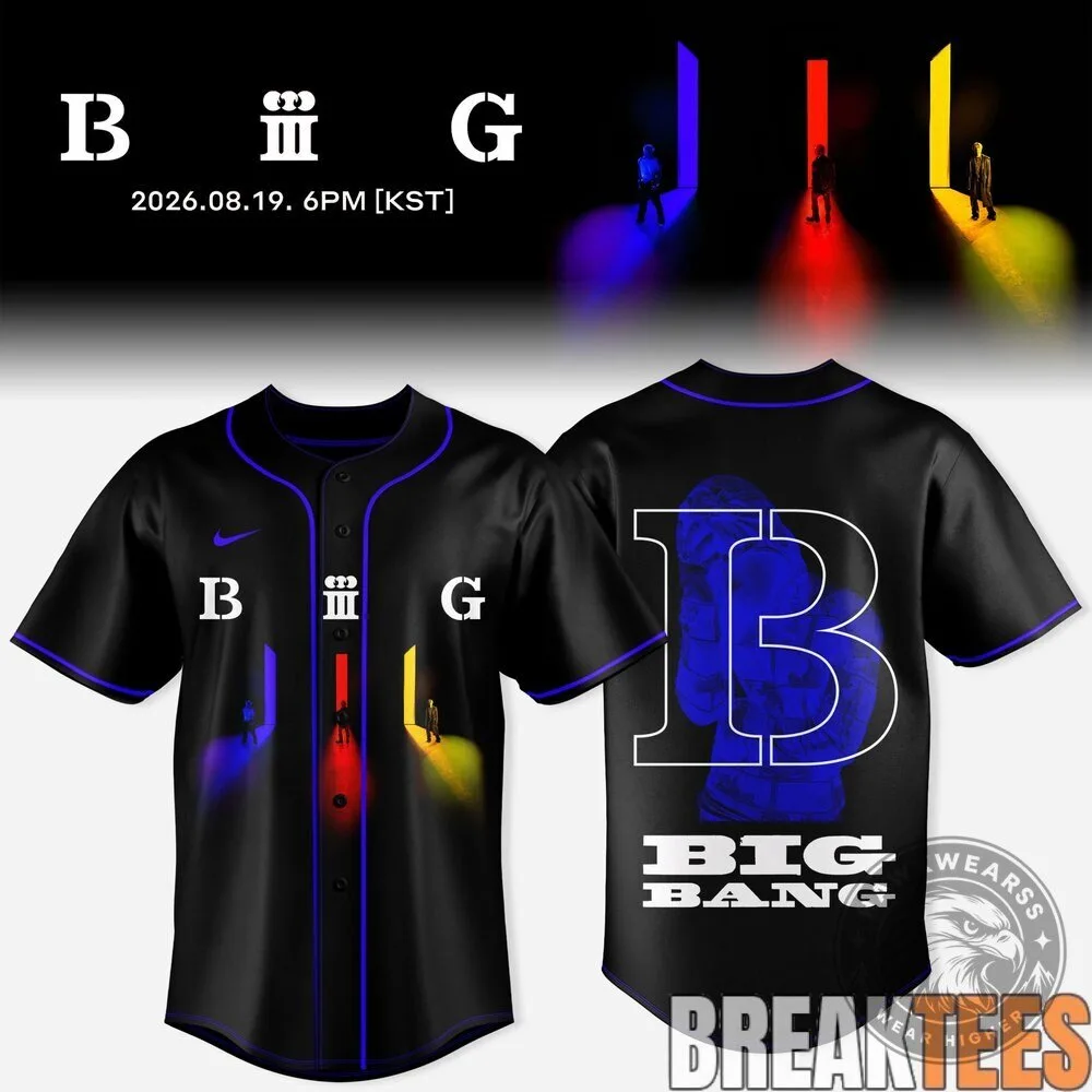 Big Bang 20th Anniversary K-Pop Music Band Baseball Jersey 11 Big Bang 20th Anniversary K-Pop Music Band Baseball Jersey