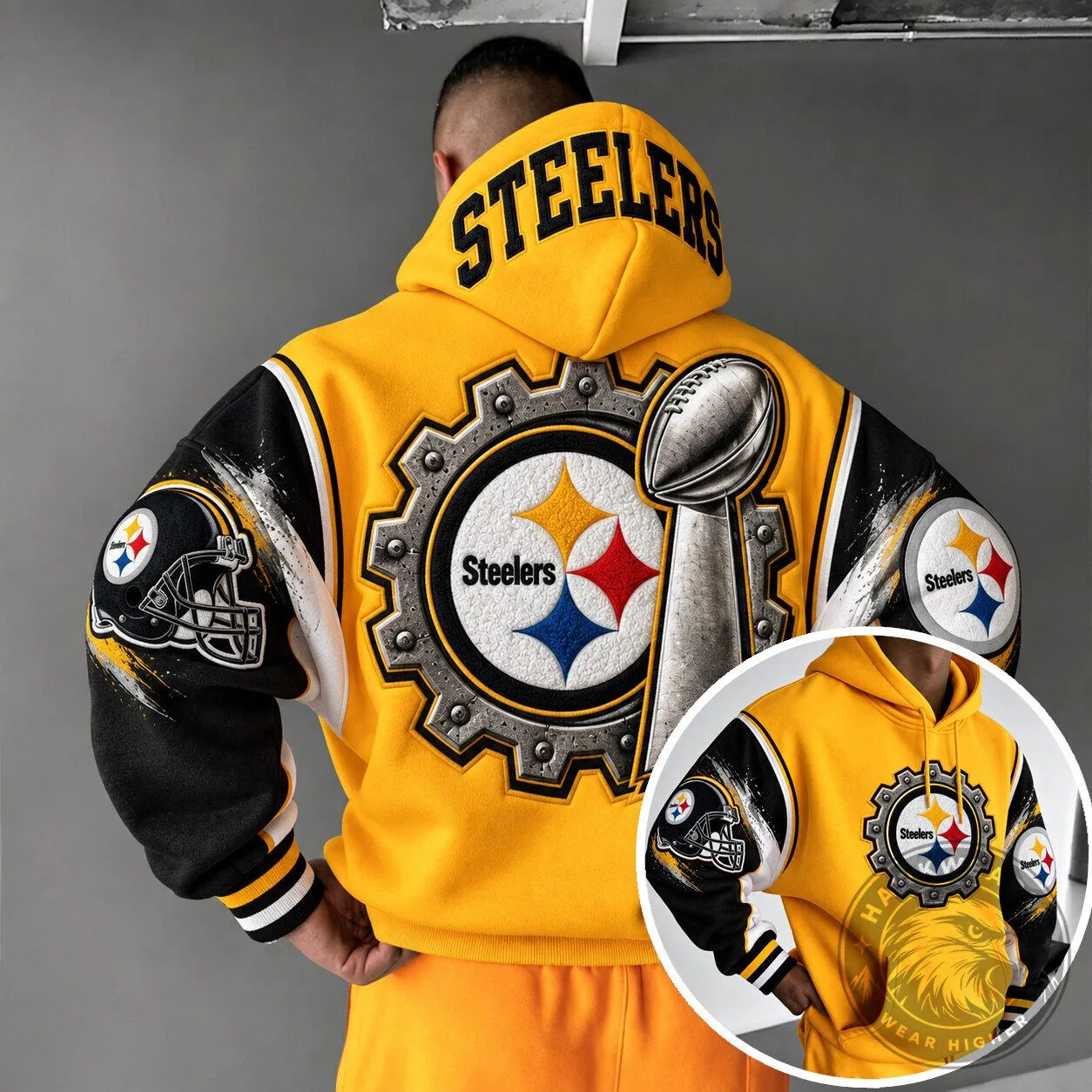 Pittsburgh Steelers Football Team Super Bowl Champions Hoodie