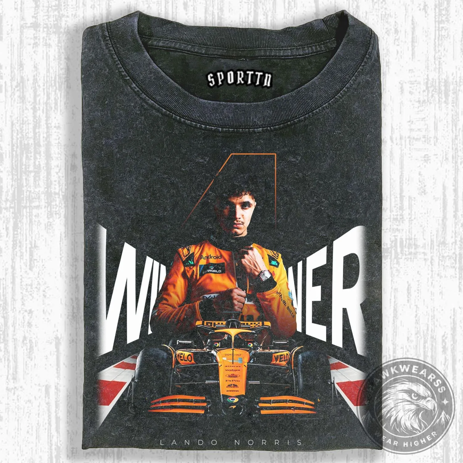 Lando Norris Formula One Racing Winner Graphic T-Shirt 2 Lando Norris Formula One Racing Winner Graphic T-Shirt