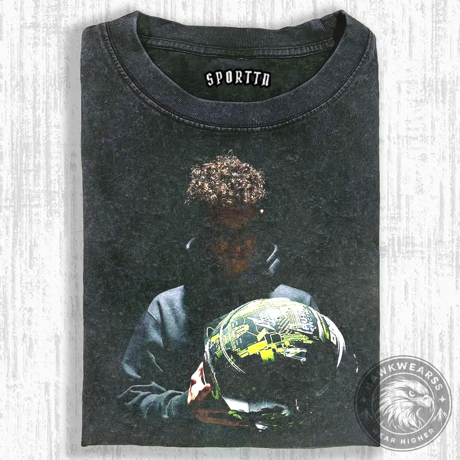 Vintage Black T-Shirt featuring Lando Norris, Formula One Racing Driver 5 Vintage Black T-Shirt featuring Lando Norris, Formula One Racing Driver