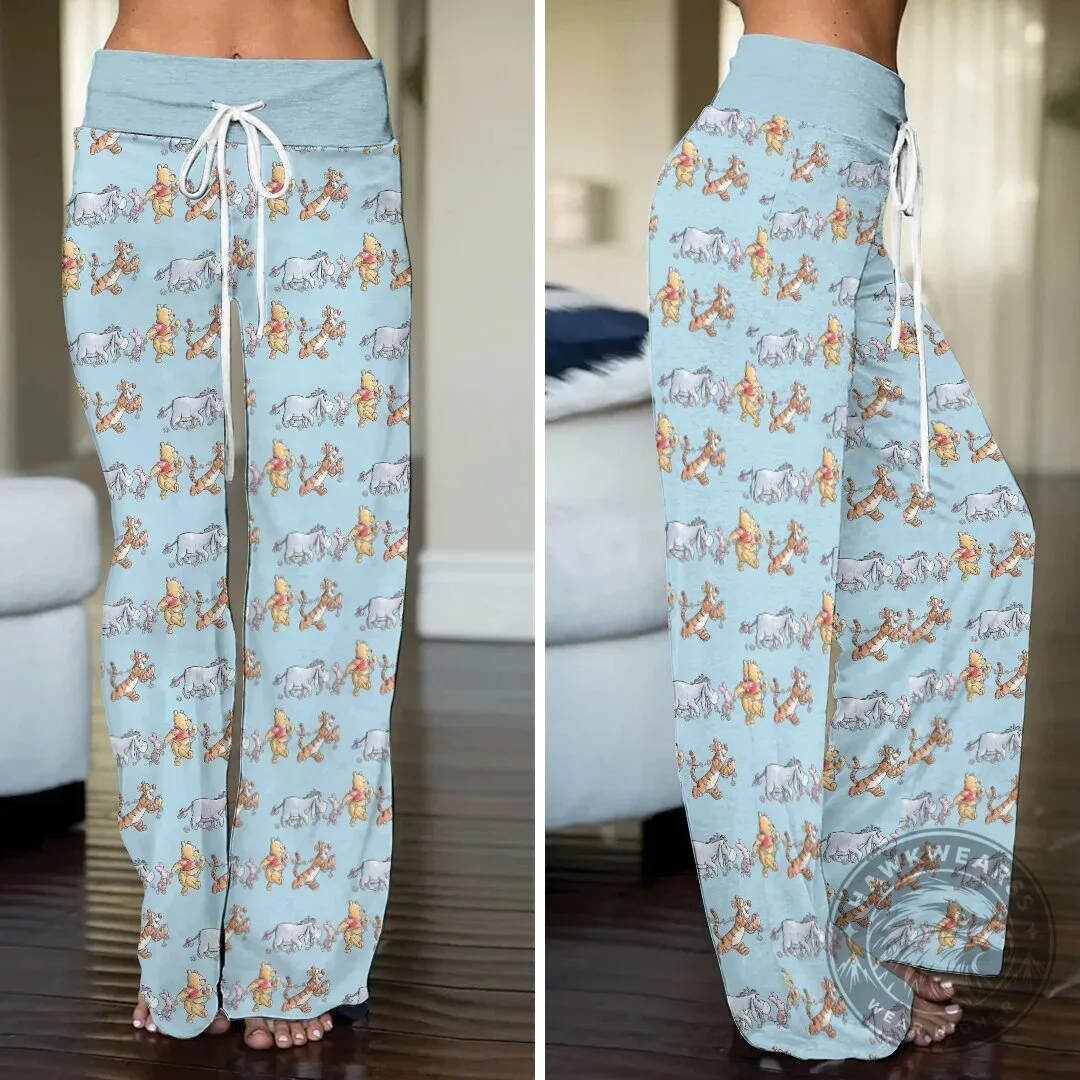 Winnie the Pooh and Friends Light Blue Women's Lounge Pants