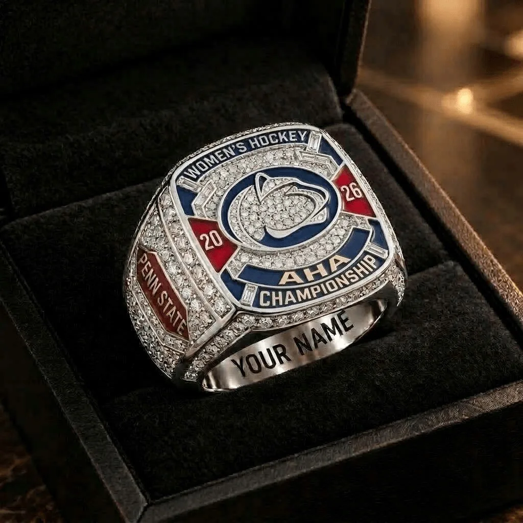 Penn State Nittany Lions Women's Hockey 2026 AHA Championship Ring