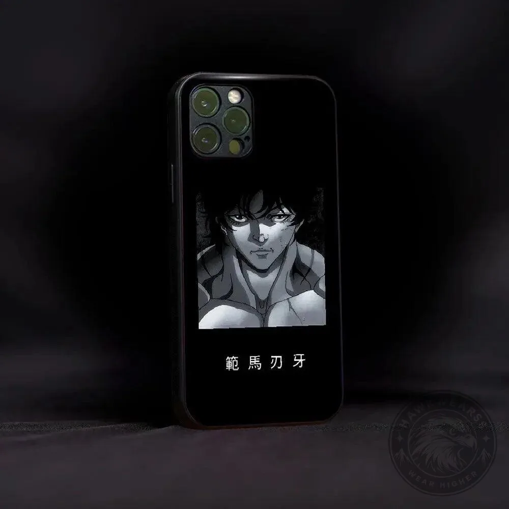 Baki the Grappler Hanma Yujiro Anime Manga Black Phone Case