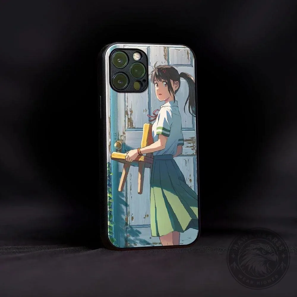 Suzume Iwato Anime Character Art Phone Case