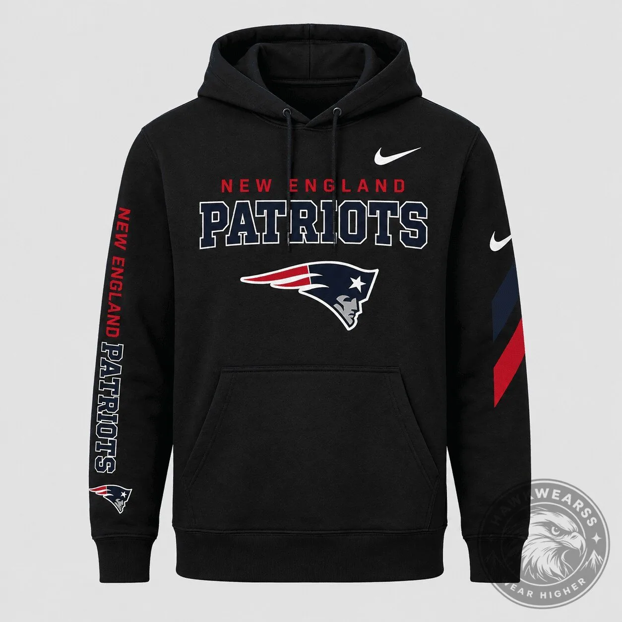 Black Hoodie of New England Patriots NFL Team 4 Black Hoodie of New England Patriots NFL Team