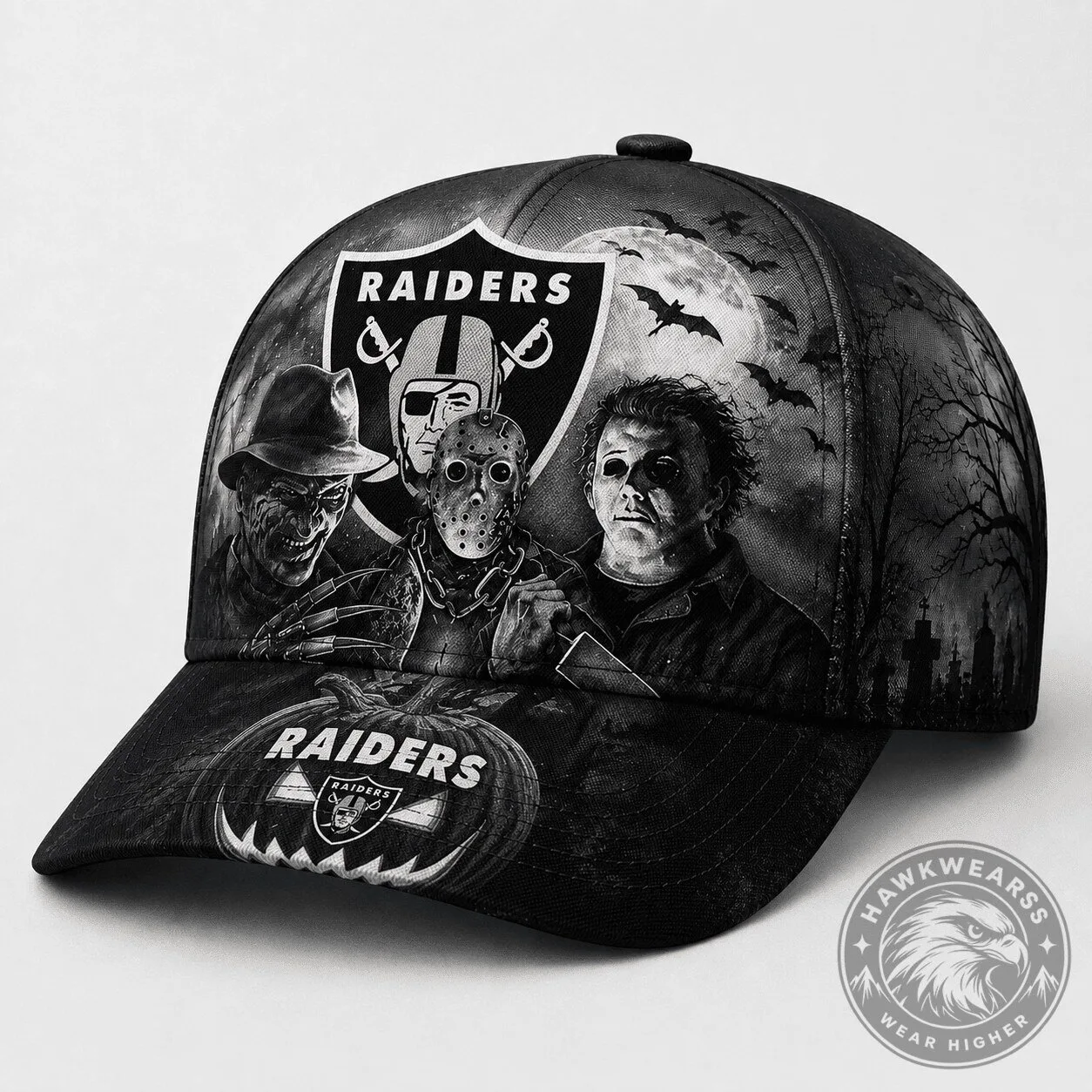 Las Vegas Raiders Halloween Horror Night Cap Hat