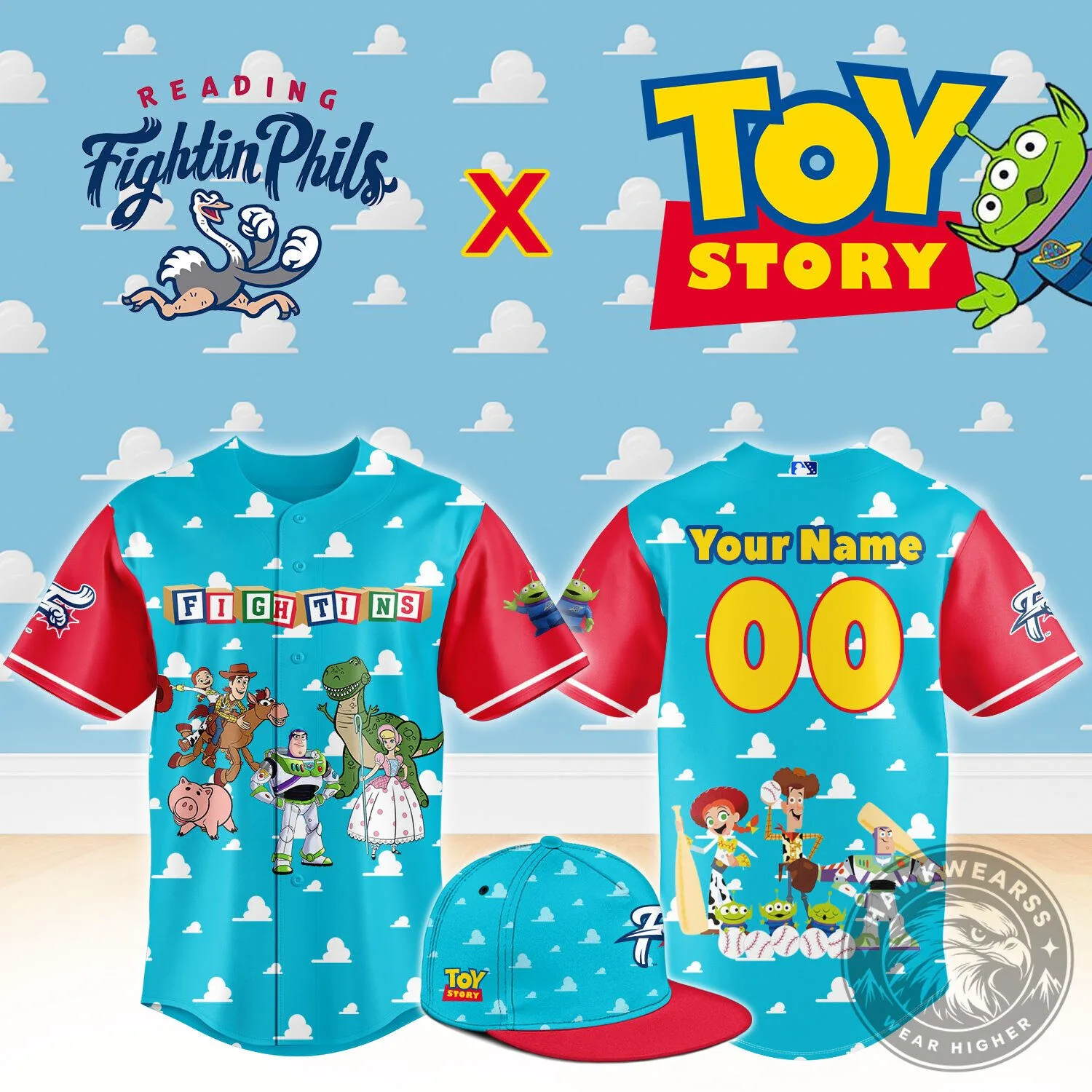 ..RF.Phils Toy Story Night Limited Jersey NN