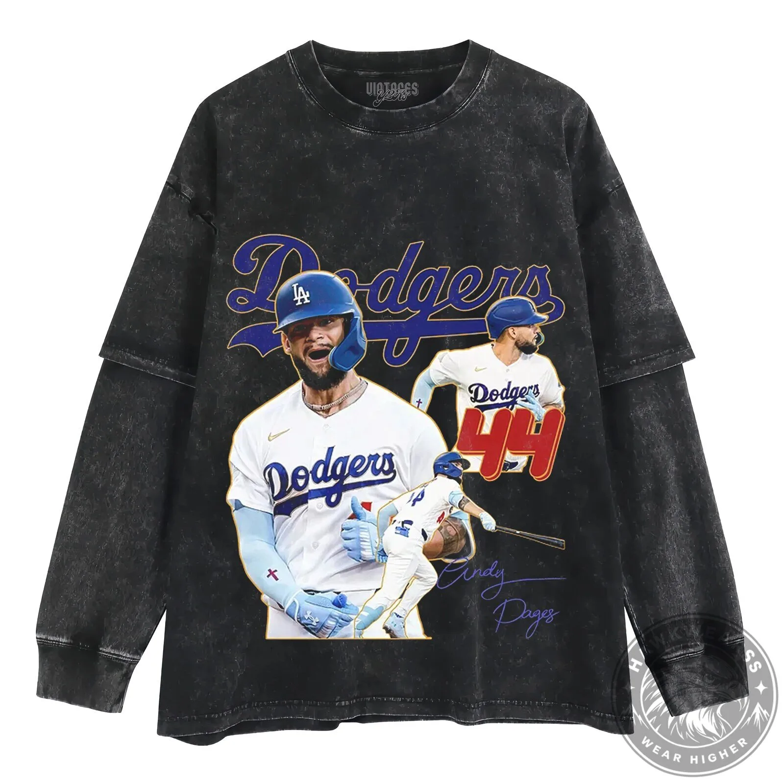 Graphic T-Shirt Featuring Mookie Betts of the Los Angeles Dodgers Baseball Team 19 Graphic T-Shirt Featuring Mookie Betts of the Los Angeles Dodgers Baseball Team