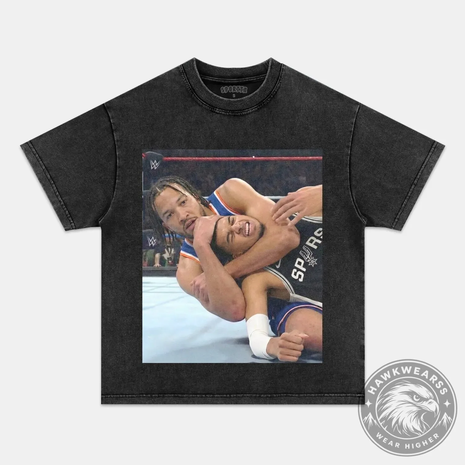 Jalen Brunson Funny Wrestling Meme New York Knicks Basketball T-Shirt