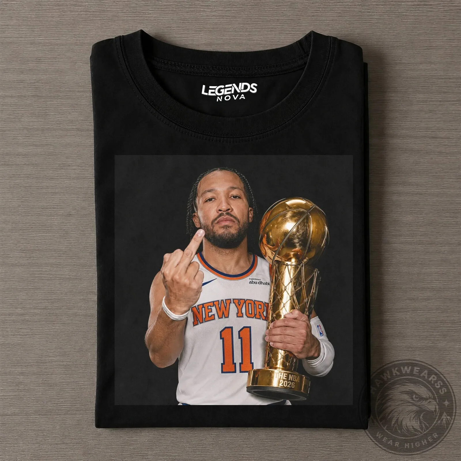 Derrick Rose New York Basketball Player Championship Trophy T-Shirt