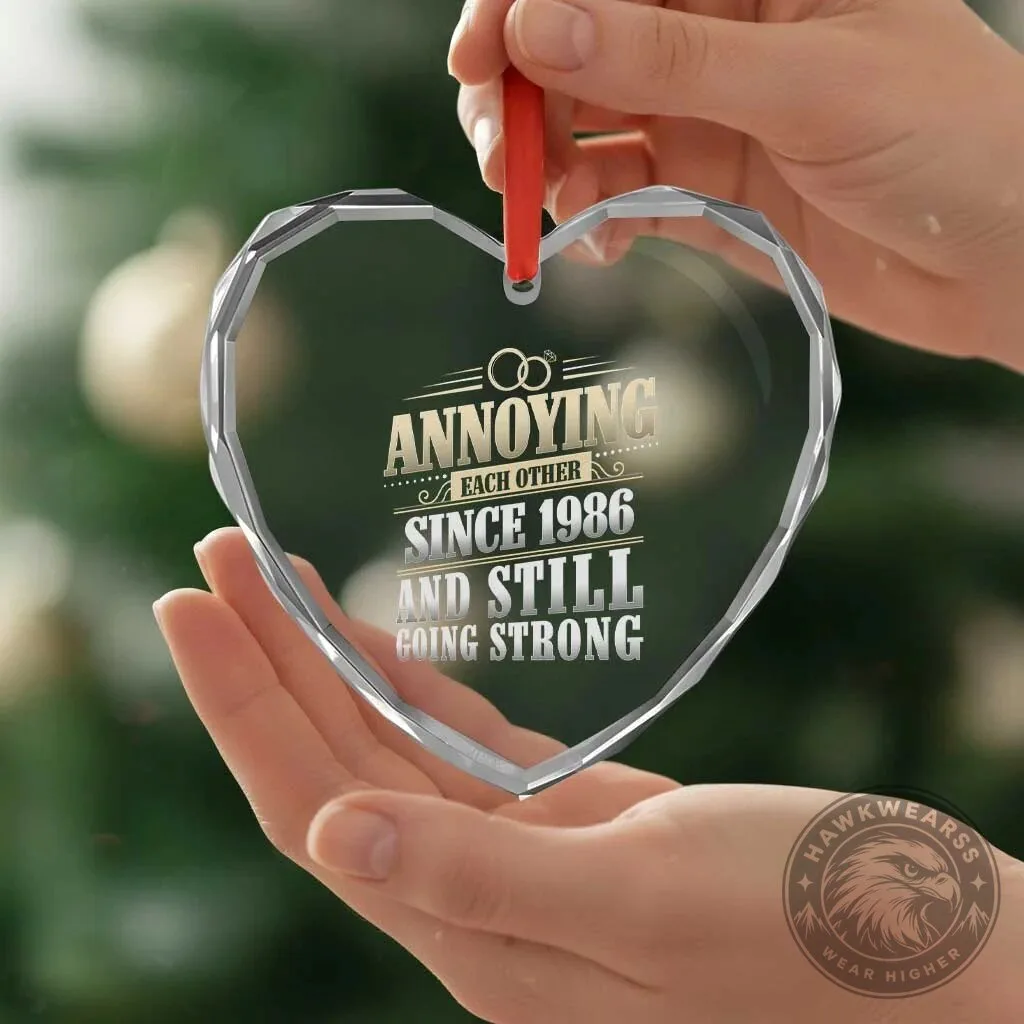 Annoying Each Other Since 1986 Still Going Strong 40th Wedding Anniversary Ornament 11 Annoying Each Other Since 1986 Still Going Strong 40th Wedding Anniversary Ornament