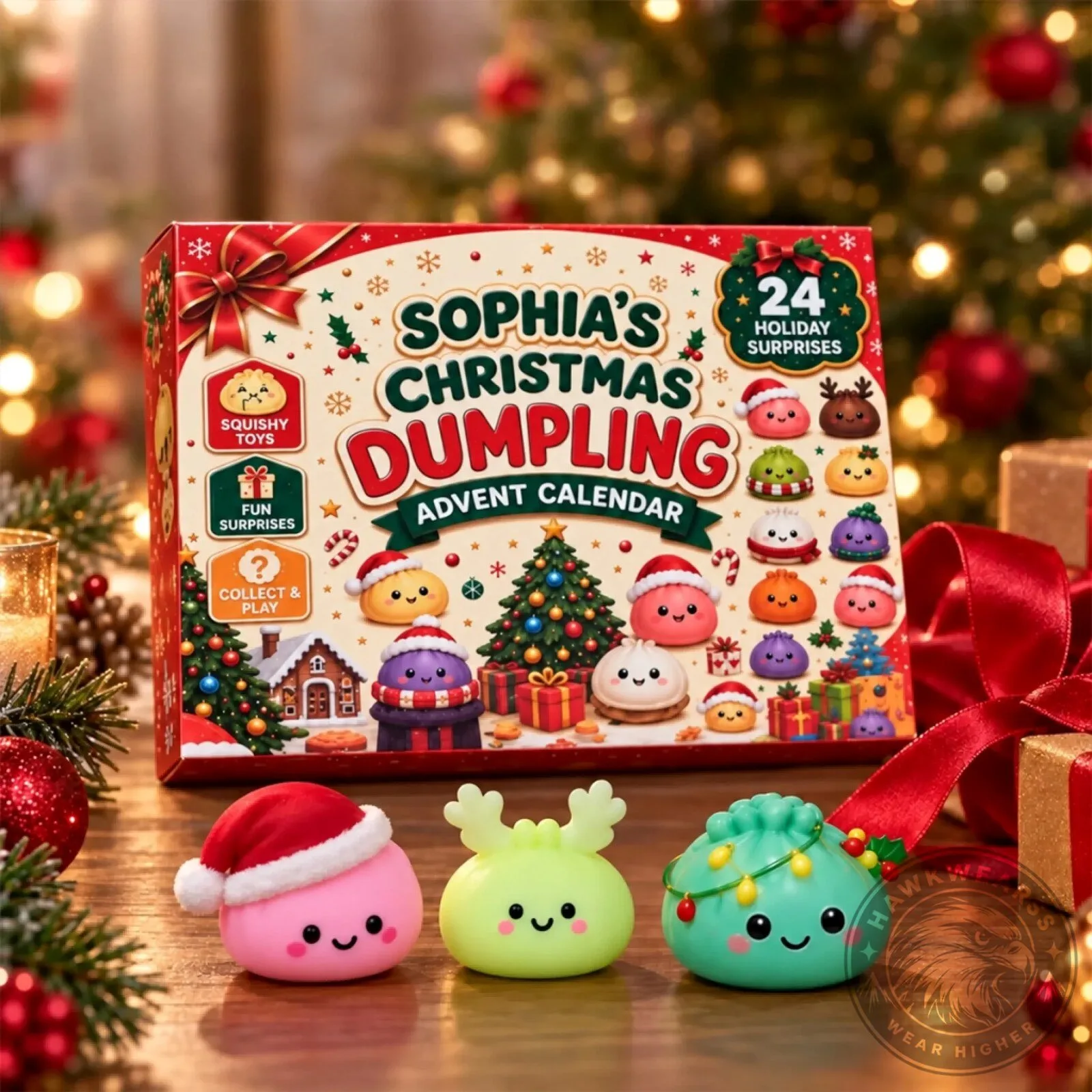 Sophia's Christmas Dumpling Advent Calendar with 24 Holiday Surprises 15 Sophia