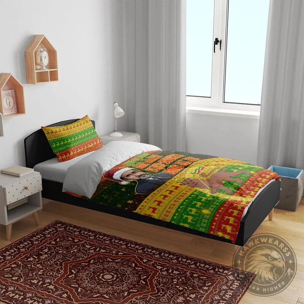 Haile Selassie Christmas King of Kings Lion of Judah Holiday Bedding Set 16 Haile Selassie Christmas King of Kings Lion of Judah Holiday Bedding Set