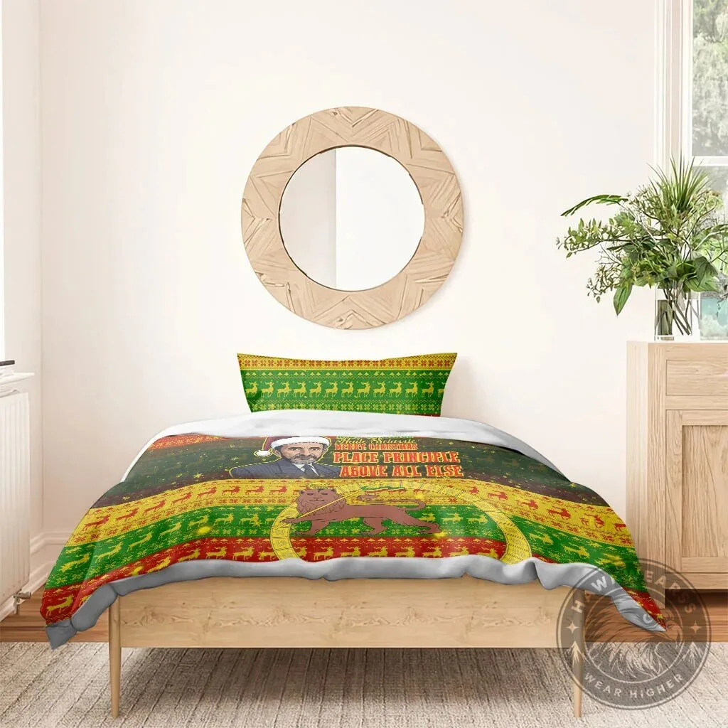 Haile Selassie Christmas King of Kings Lion of Judah Holiday Bedding Set 17 Haile Selassie Christmas King of Kings Lion of Judah Holiday Bedding Set