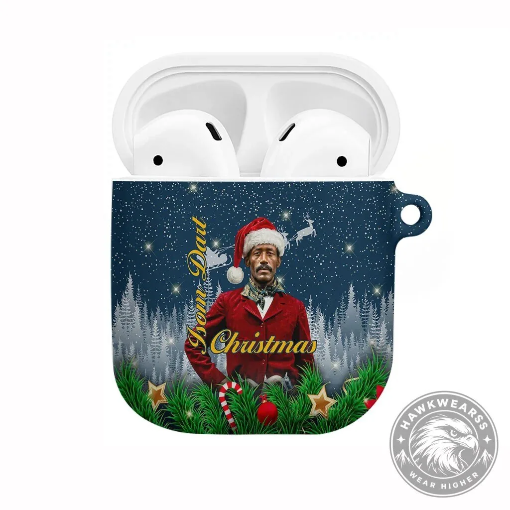 Isom Dart Christmas Cowboy Santa Western Winter AirPods Case