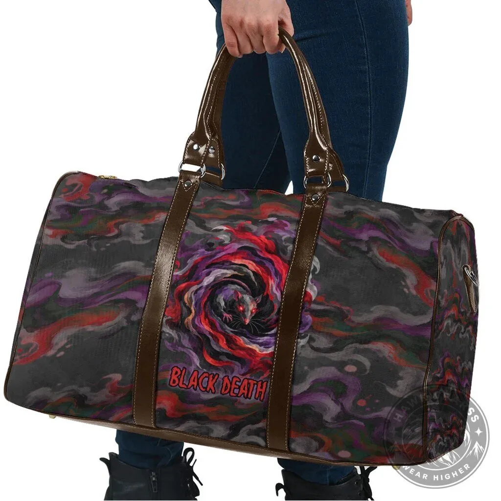 Black Death Plague Doctor Rat Horror Gothic Fantasy Travel Bag 11 Black Death Plague Doctor Rat Horror Gothic Fantasy Travel Bag