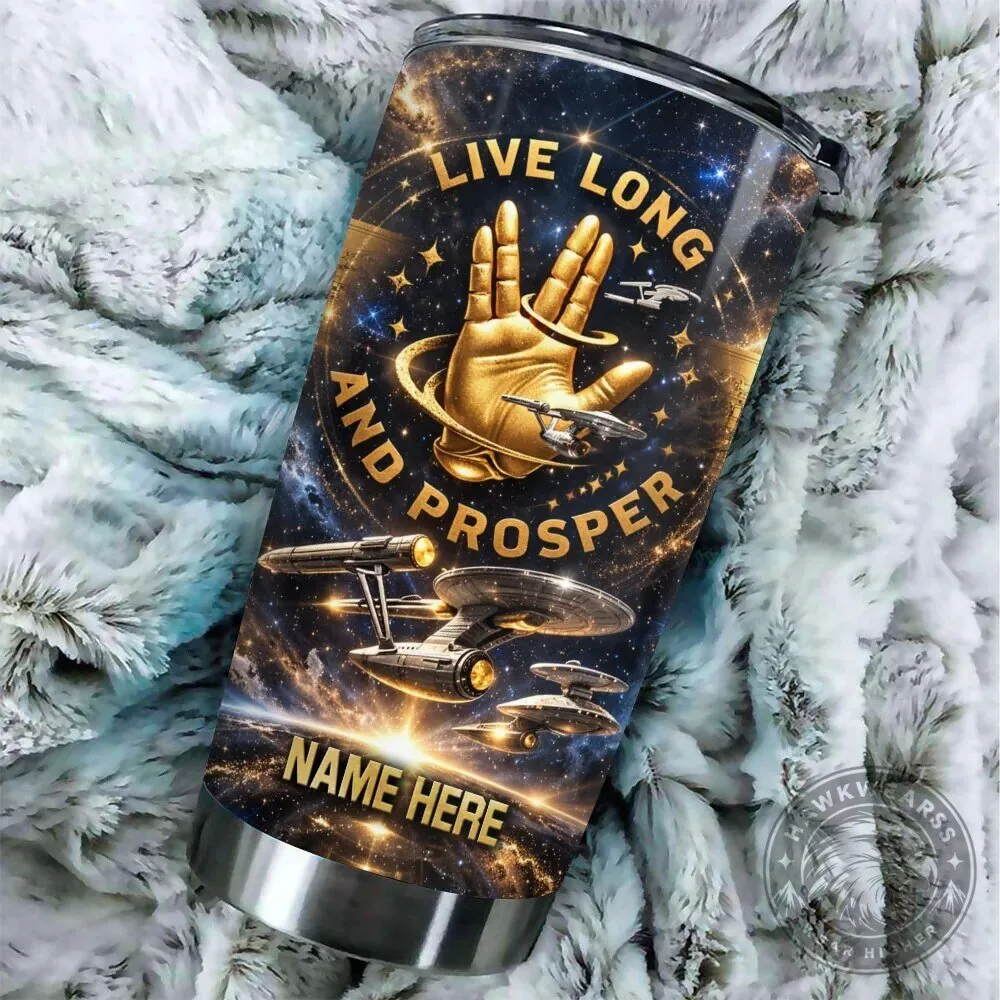 Star Trek 60th Anniversary Live Long And Prosper Personalized Tumbler 11 Star Trek 60th Anniversary Live Long And Prosper Personalized Tumbler