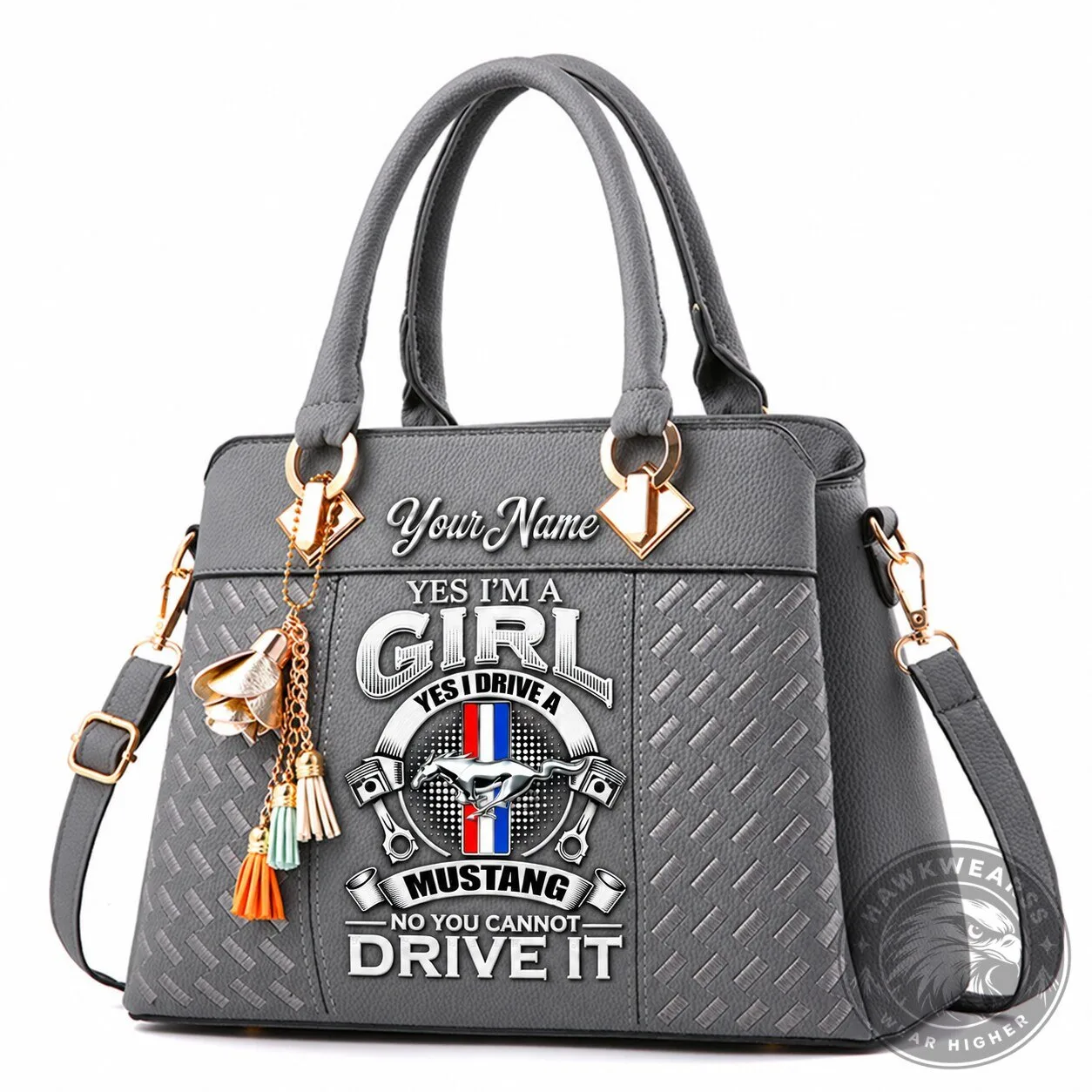 Mustang Yes I Drive A Mustang Women's Handbag 20 Mustang Yes I Drive A Mustang Women