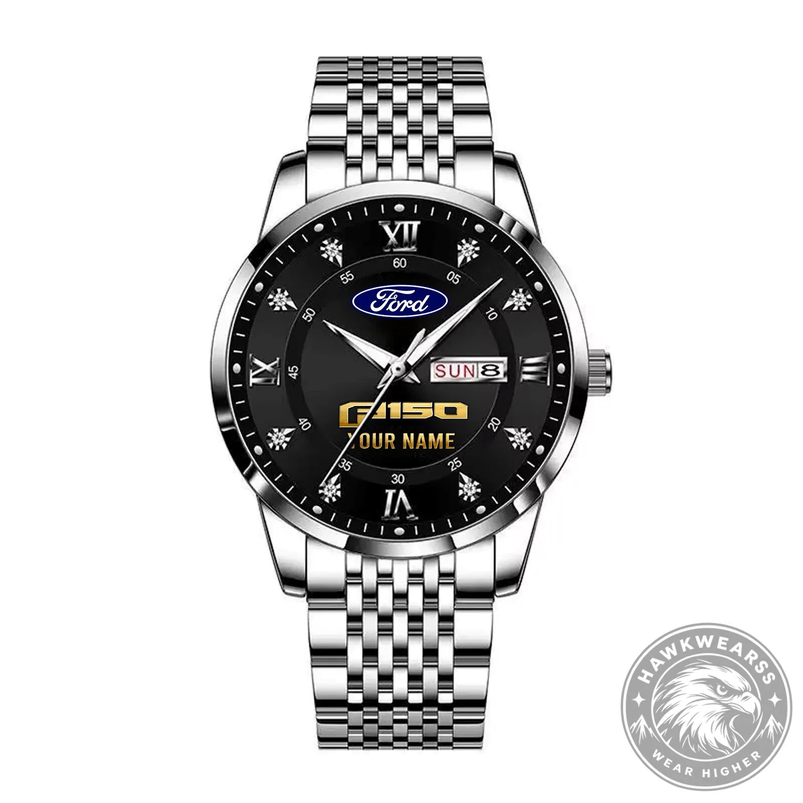 Ford F-150 Custom Name Men's Stylish Fashion Design Watch 21 Ford F-150 Custom Name Men