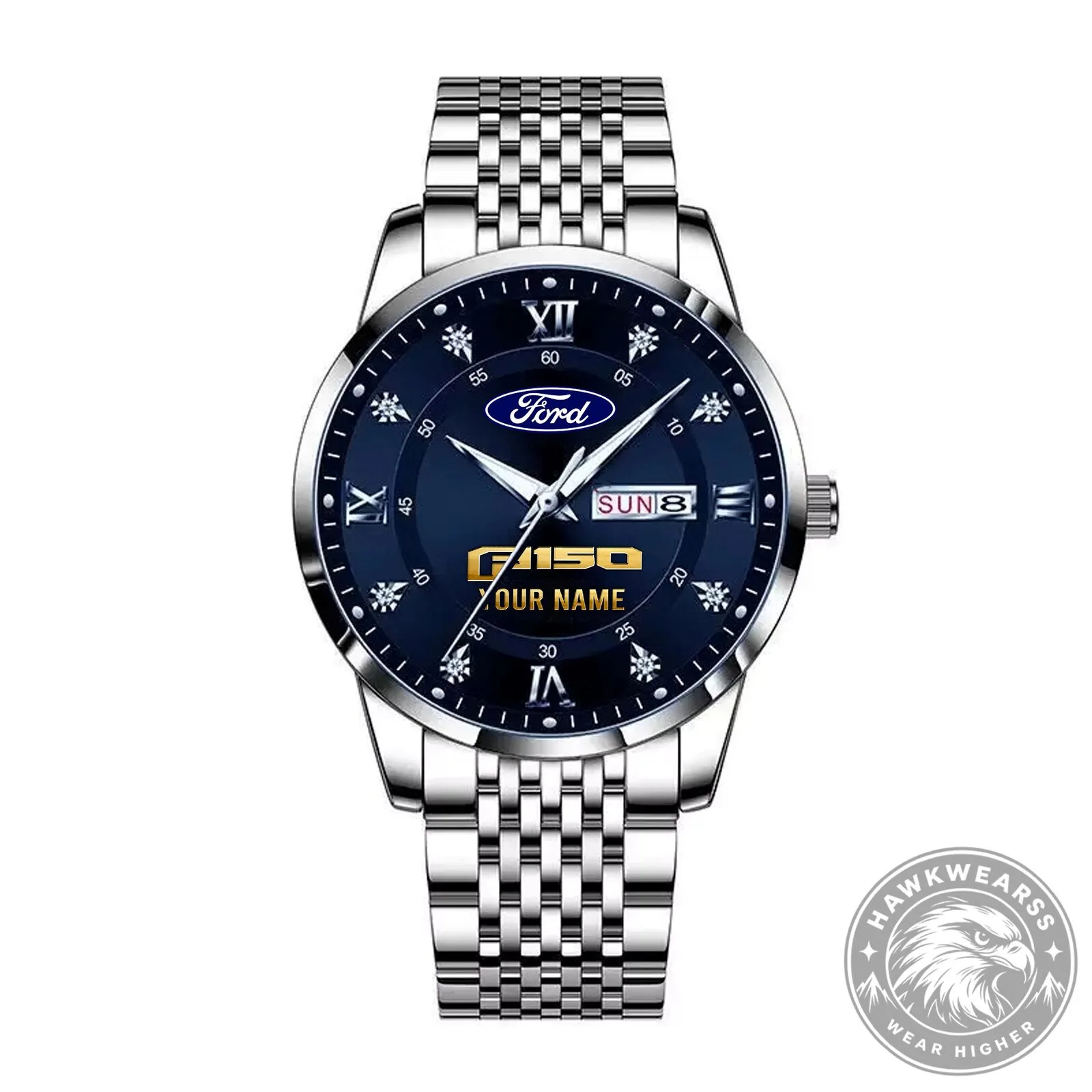 Ford F-150 Custom Name Men's Stylish Fashion Design Watch 22 Ford F-150 Custom Name Men