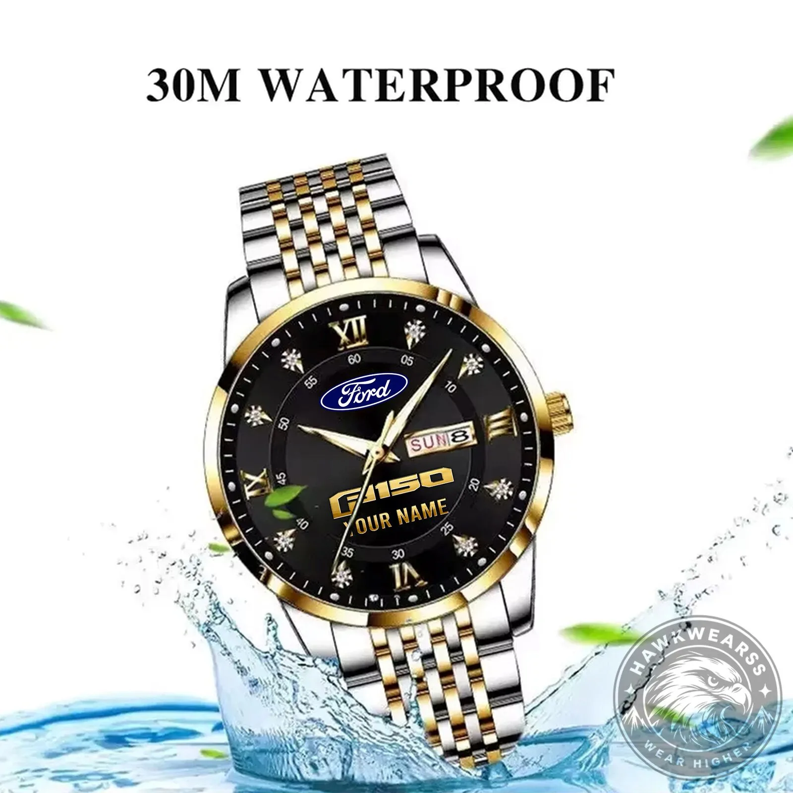 Ford F-150 Custom Name Men's Stylish Fashion Design Watch 23 Ford F-150 Custom Name Men