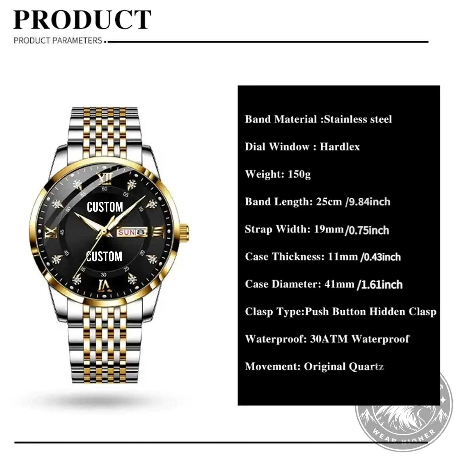 Ford F-150 Custom Name Men's Stylish Fashion Design Watch 27 Ford F-150 Custom Name Men
