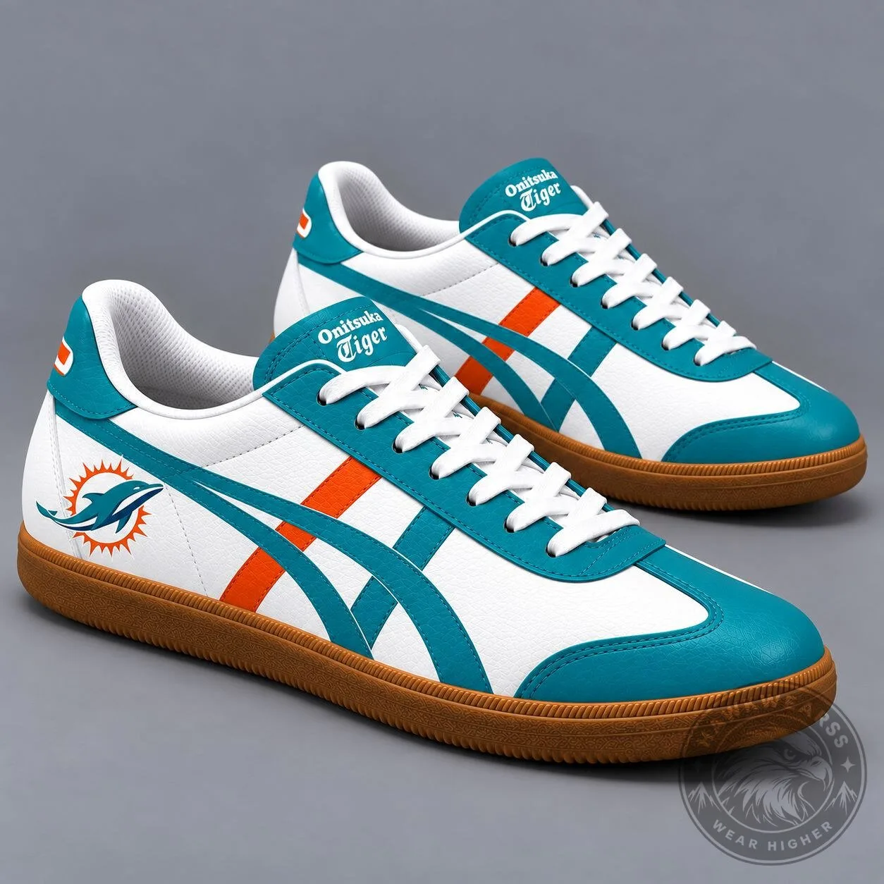 Miami Dolphins National Football League Team Pride Onitsuka Tiger Shoes