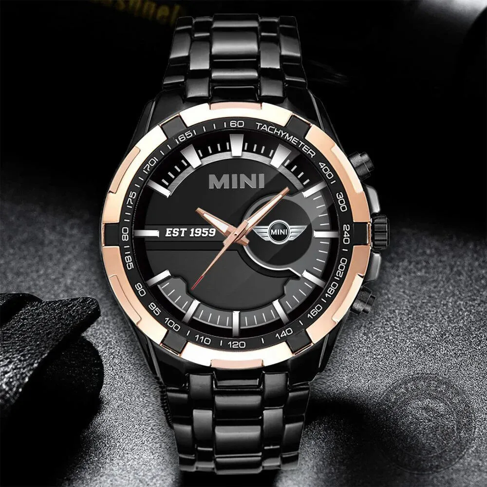 Mini Cooper Logo Stainless Steel Chronograph Quartz Wristwatch 14 Mini Cooper Logo Stainless Steel Chronograph Quartz Wristwatch