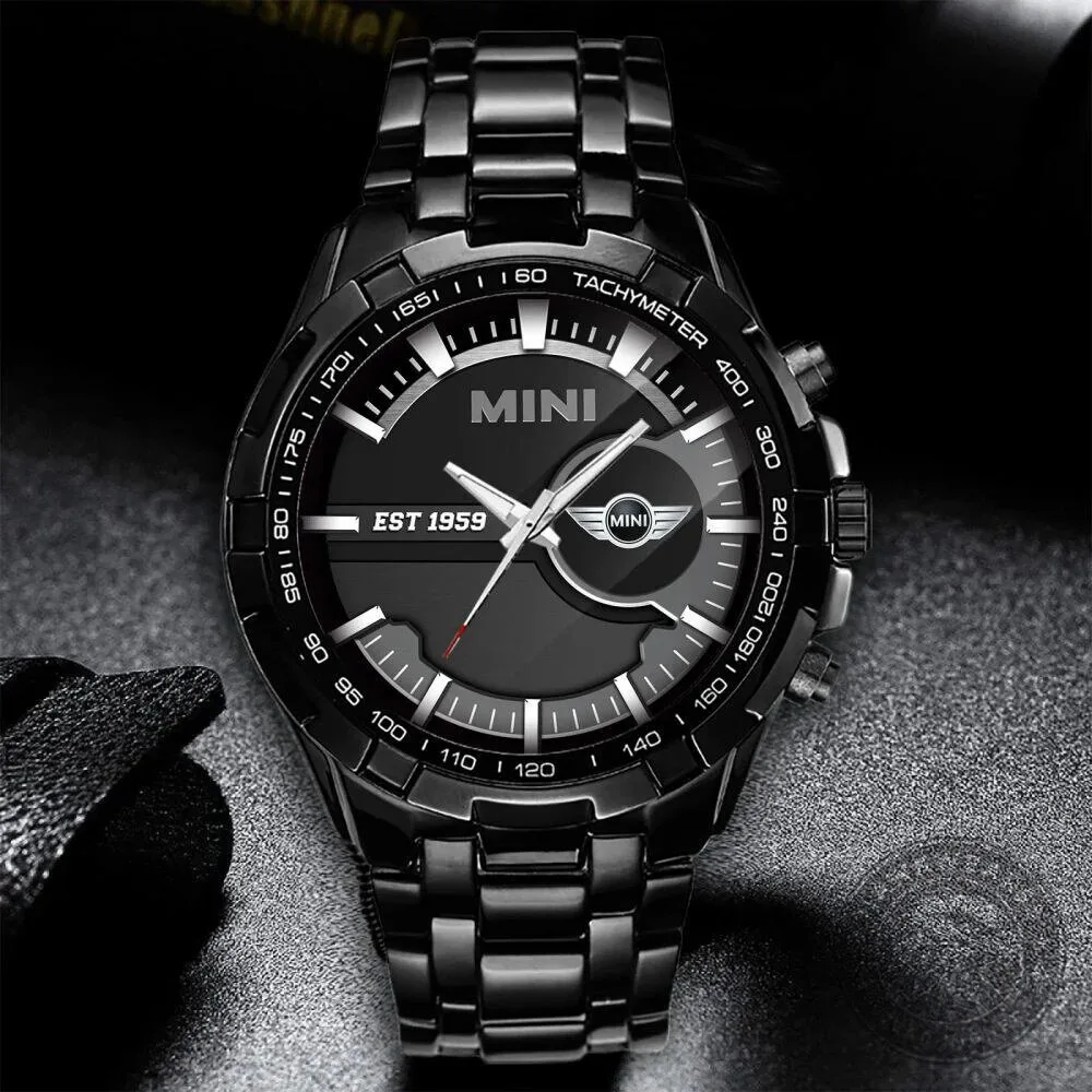 Mini Cooper Logo Stainless Steel Chronograph Quartz Wristwatch 16 Mini Cooper Logo Stainless Steel Chronograph Quartz Wristwatch
