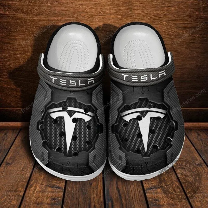 Tesla Motors Electric Car Logo Black Design Classic Casual Shoes