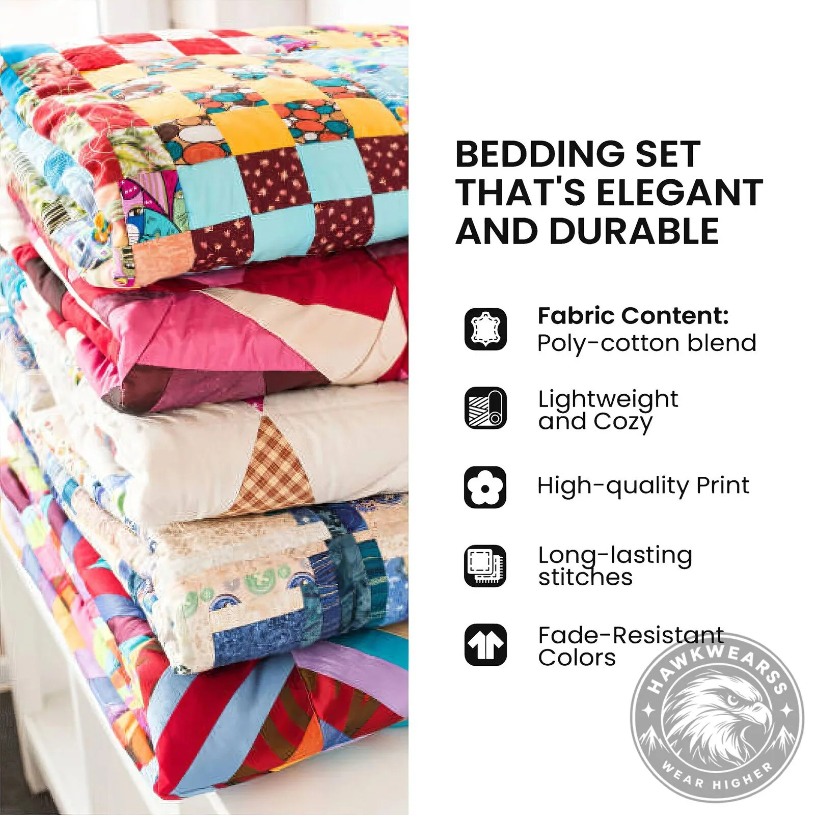 Golden Retriever Puppy Christmas Holiday Quilted Bedding Set 11 Golden Retriever Puppy Christmas Holiday Quilted Bedding Set