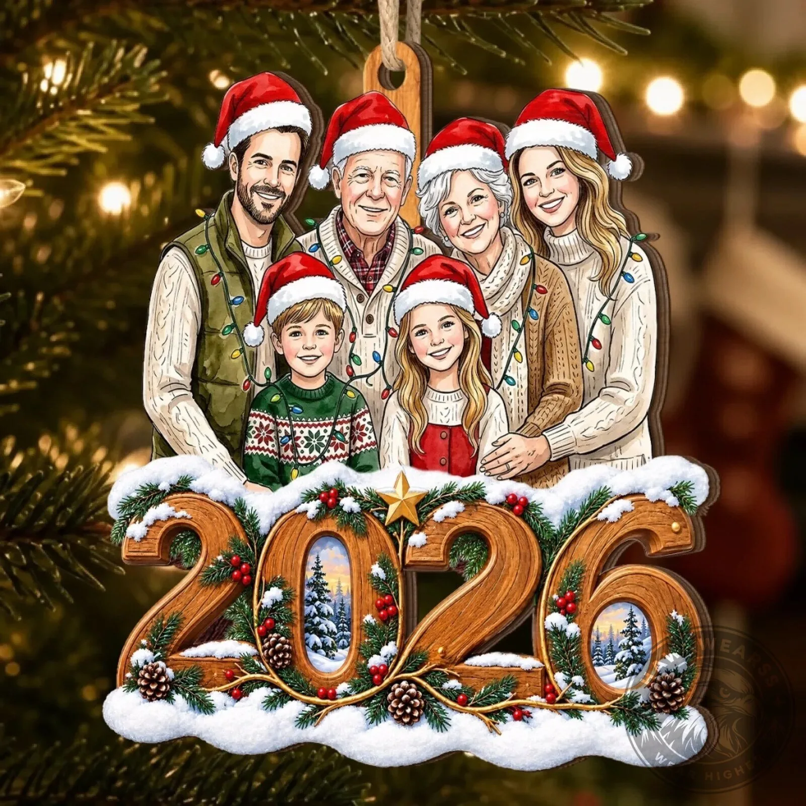 Personalized Family Photo Christmas Ornament 2026 Custom Wooden Holiday Gift 13 Personalized Family Photo Christmas Ornament 2026 Custom Wooden Holiday Gift