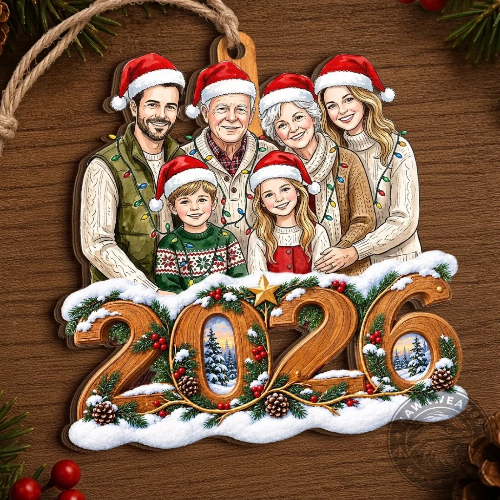 Personalized Family Photo Christmas Ornament 2026 Custom Wooden Holiday Gift 15 Personalized Family Photo Christmas Ornament 2026 Custom Wooden Holiday Gift
