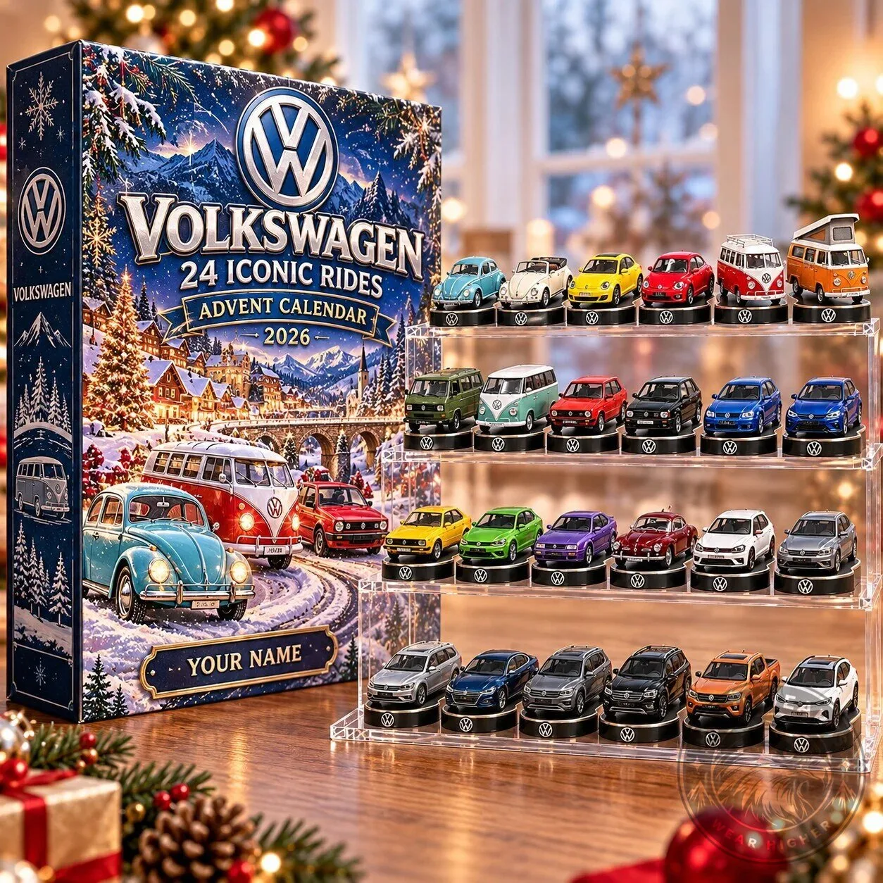 Volkswagen 24 Iconic Rides Christmas Advent Calendar Box