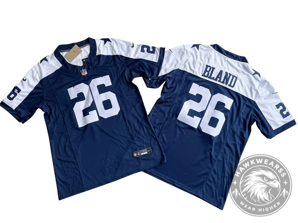 Daron Bland Dallas Cowboys Navy Alternate Vapor Limited Football Jersey