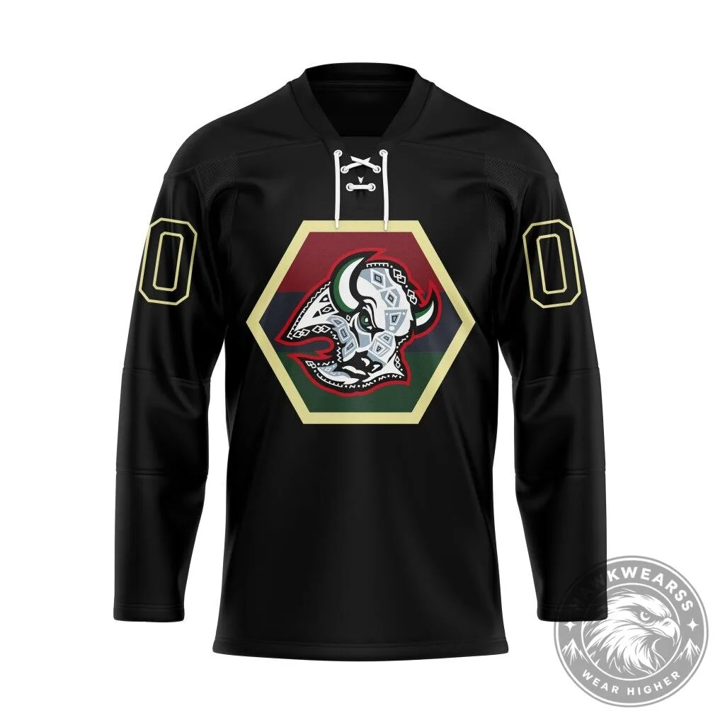 Buffalo Sabres Black History Month Hockey Jersey with Personalized Number