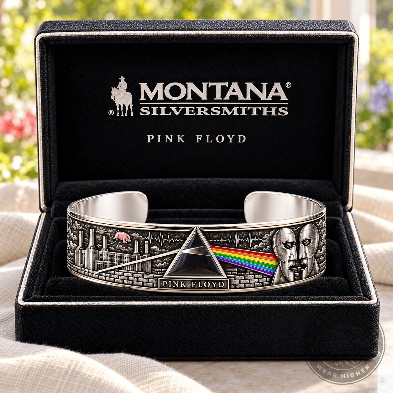 Pink Floyd The Dark Side of the Moon Collector's Cuff Bracelet