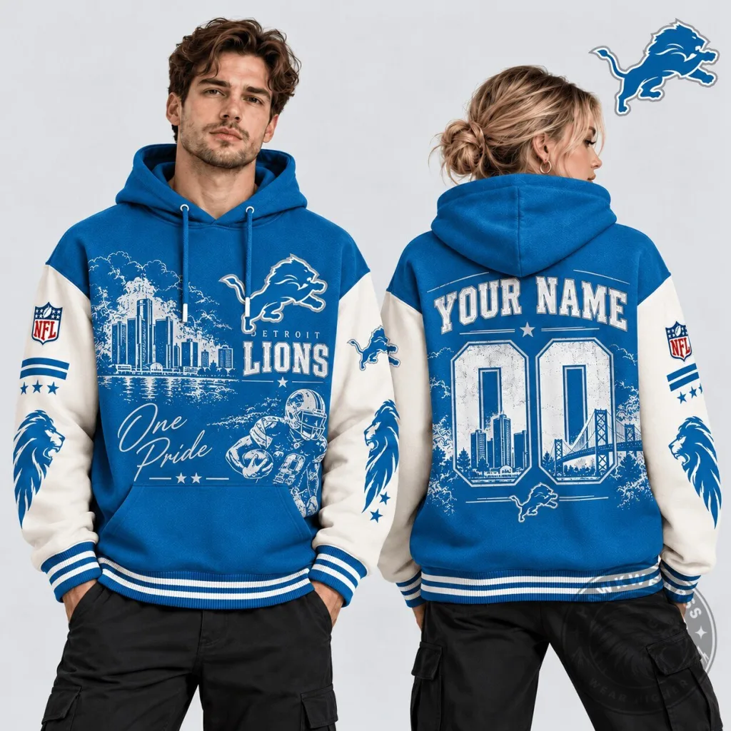 Detroit Lions NFL Rise Sea Vintage Desert Custom Name Number Hoodie 25 Detroit Lions NFL Rise Sea Vintage Desert Custom Name Number Hoodie