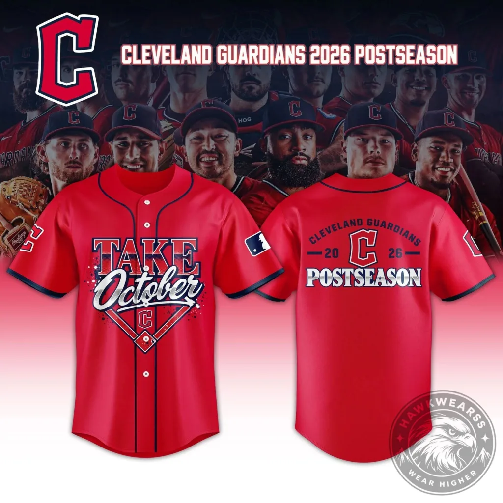 2026 Postseason October Take Baseball Jersey - Cleveland Guardians 16 2026 Postseason October Take Baseball Jersey - Cleveland Guardians