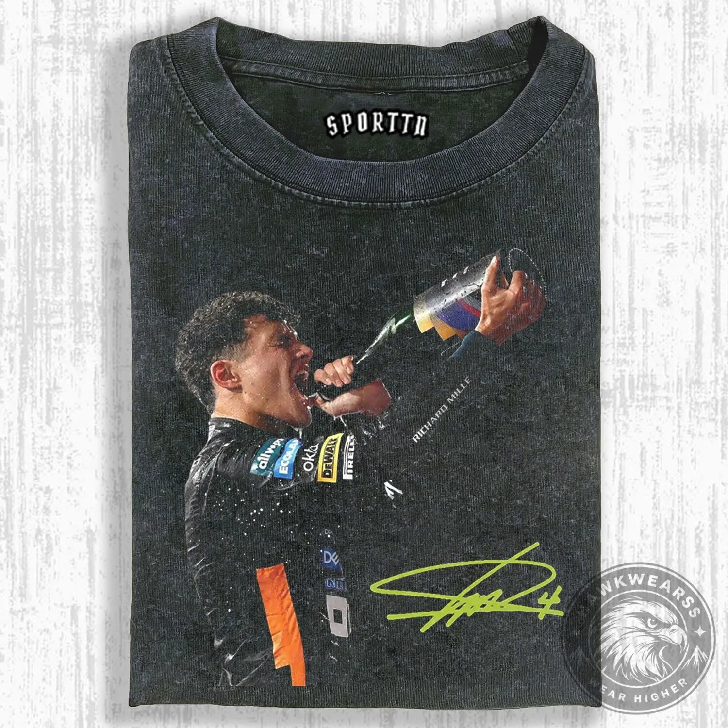 Champion Celebration T-Shirt for Lando Norris in Formula 1 Racing
