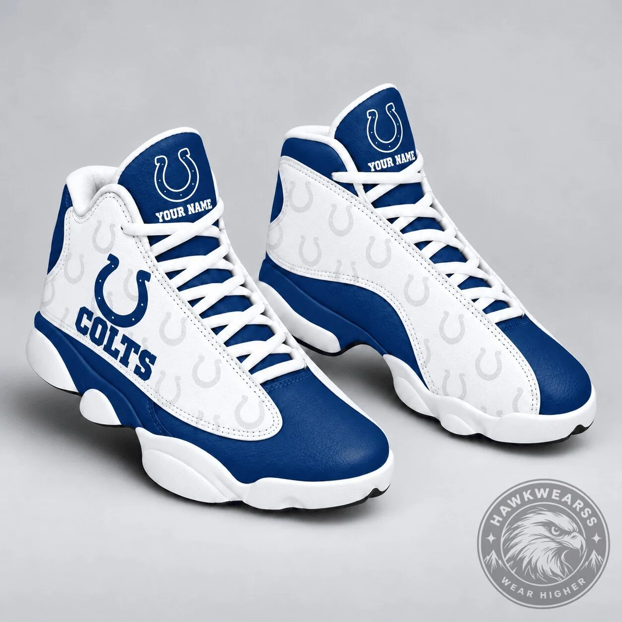 Indianapolis Colts Personalized NFL Team Fan High Top Shoes 5 Indianapolis Colts Personalized NFL Team Fan High Top Shoes