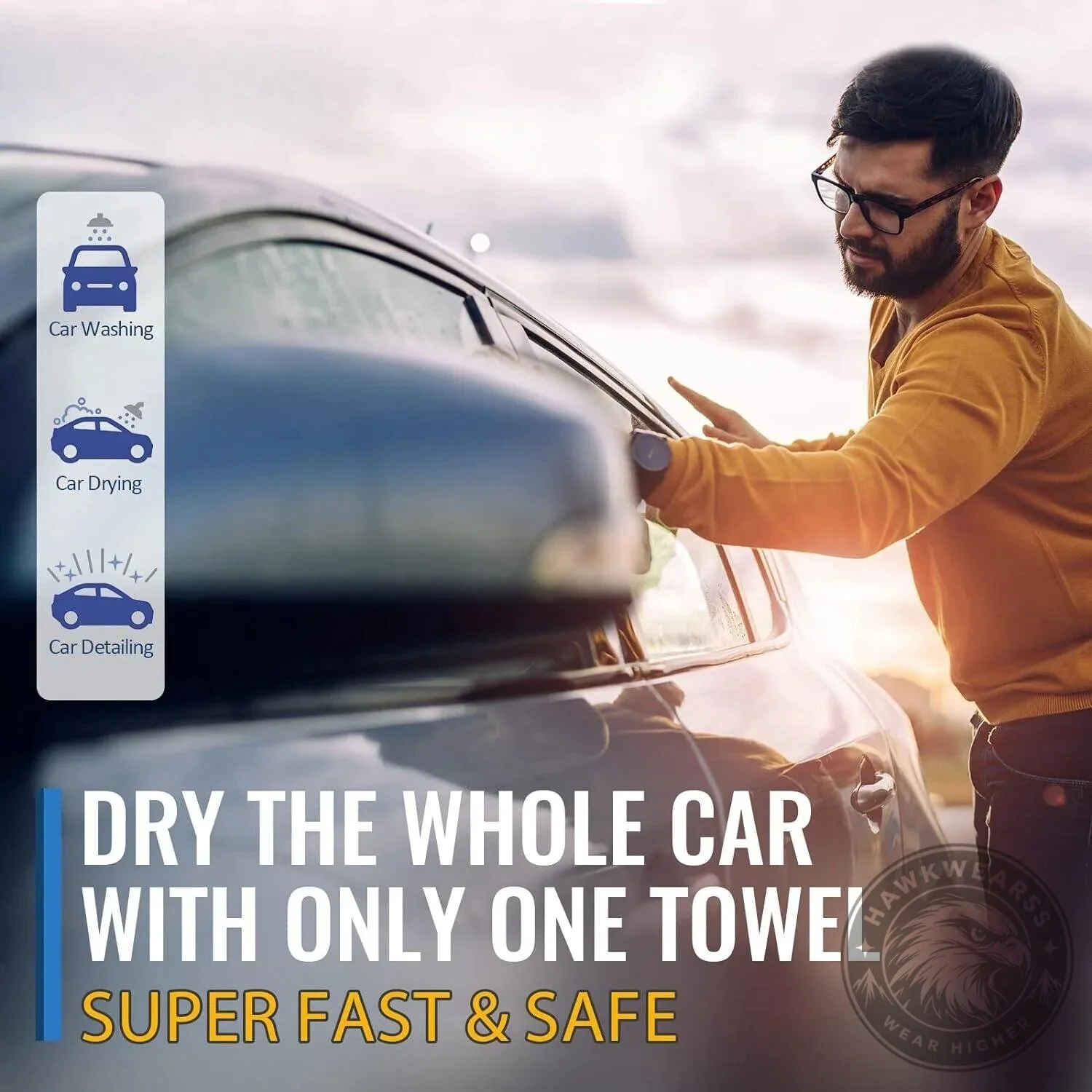 Giant Microfiber Car Drying Towel for Auto Detailing and Washing 16 Giant Microfiber Car Drying Towel for Auto Detailing and Washing