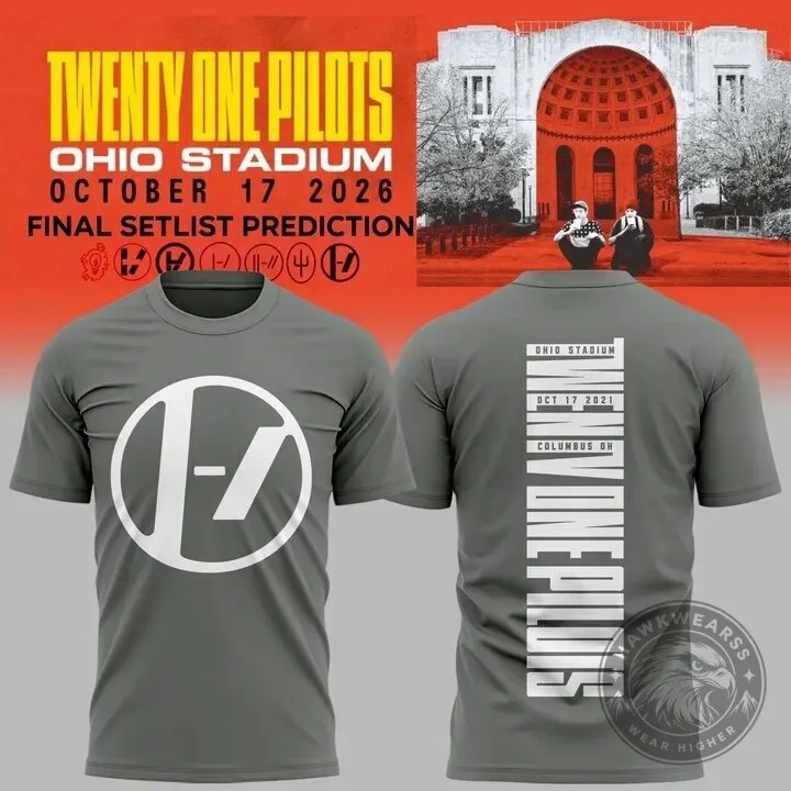 Twenty One Pilots Ohio Stadium Concert October 2026 Final Setlist Prediction T-Shirt