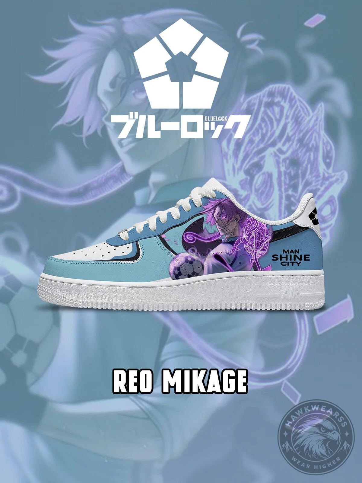 Reo Mikage Blue Lock Anime Custom Sneakers
