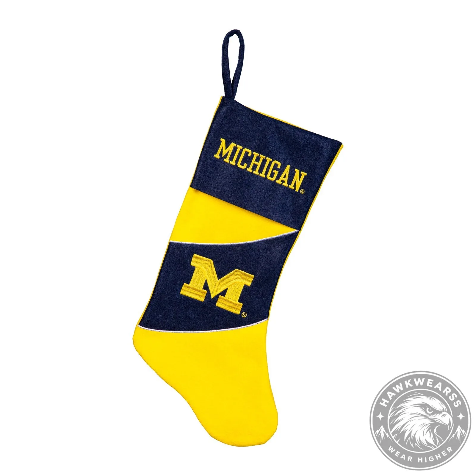 Michigan Wolverines College Football Team Logo Christmas Stocking 10 Michigan Wolverines College Football Team Logo Christmas Stocking