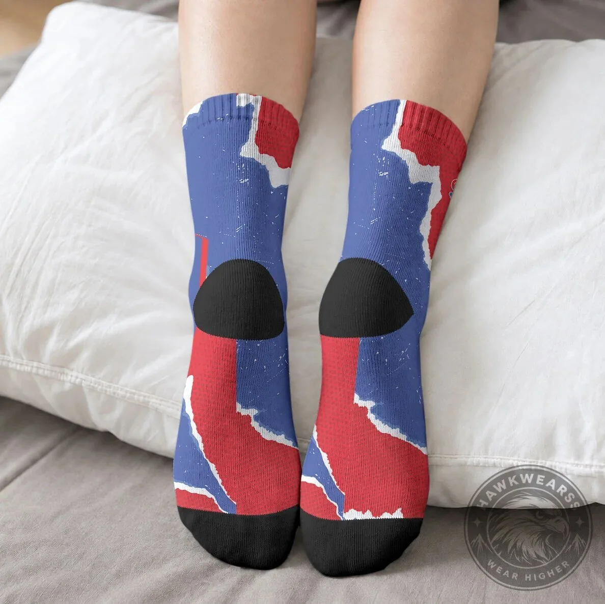 Slovenia Independence Day Grunge Style Crew Socks 10 Slovenia Independence Day Grunge Style Crew Socks