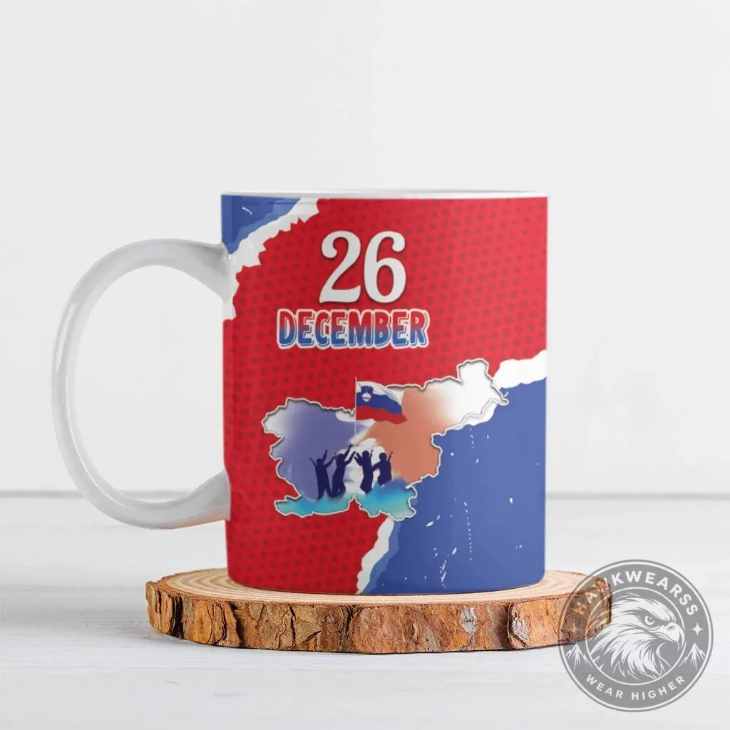 Slovenia Independence Day 26 December Republika Slovenija Grunge Style Mug