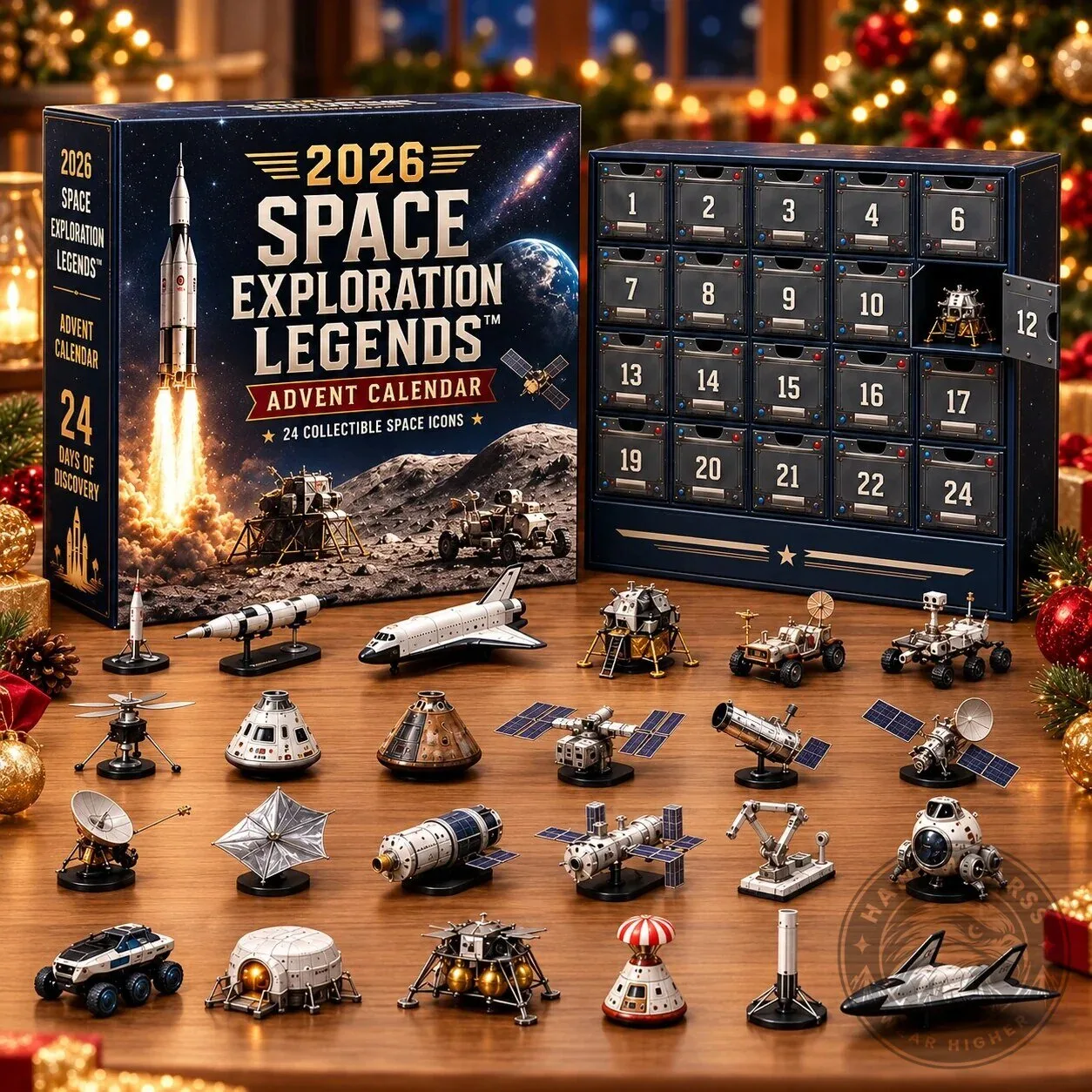 2026 Space Exploration Legends Advent Calendar with 24 Collectible Space Icons 9 2026 Space Exploration Legends Advent Calendar with 24 Collectible Space Icons