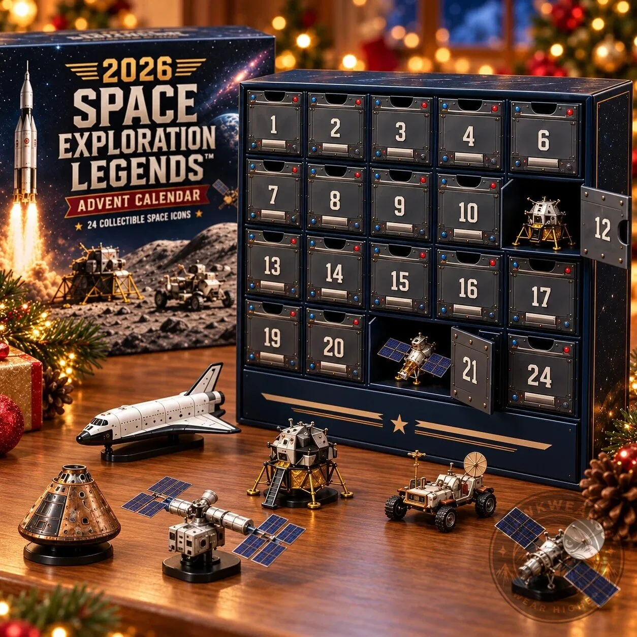 2026 Space Exploration Legends Advent Calendar with 24 Collectible Space Icons 10 2026 Space Exploration Legends Advent Calendar with 24 Collectible Space Icons